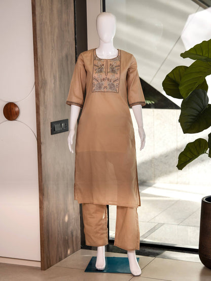 RangBhoomi Premium Cotton 60-60 Kurti & Plazo Set — Soft, Everyday Ethnic Wear