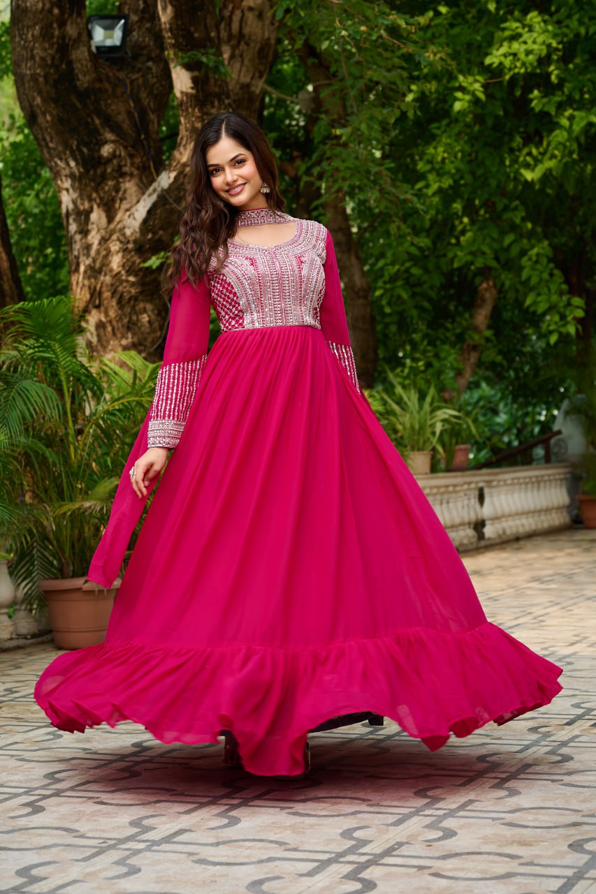 Elegant Ready-Made Gown | Designer Collection