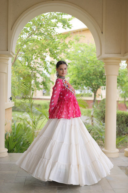 RangBhoomi Navratri Lehenga Choli Collection 2026 – Full-Stitched Festive Set