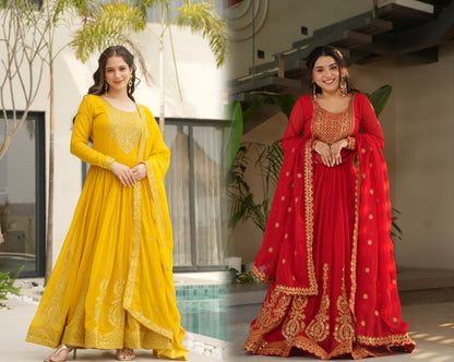 Elegant Designer Gown for Indian Celebrations