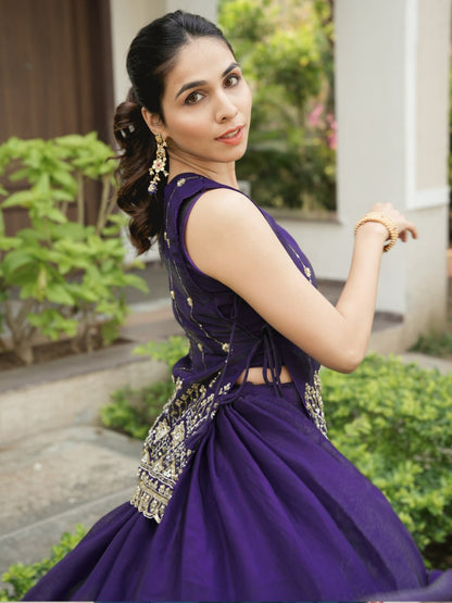 Premium Beads Embroidered Jacket-Lehenga Sets ✨