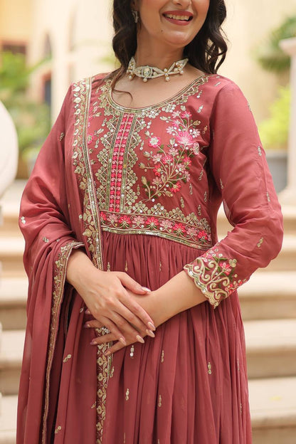 Designer Readymade Top Sahara Duppata Suit
