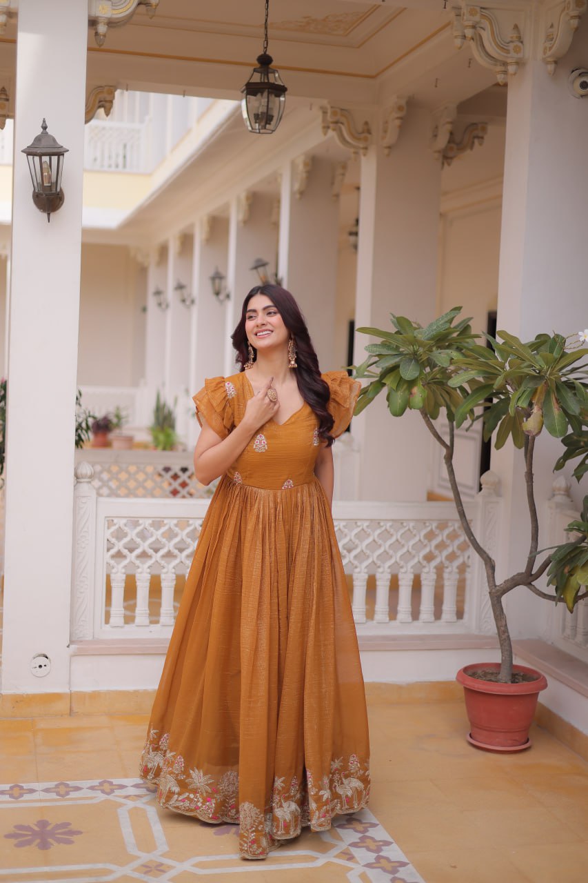 RangBhoomi Premium Designer Ready-Made Gown Collection