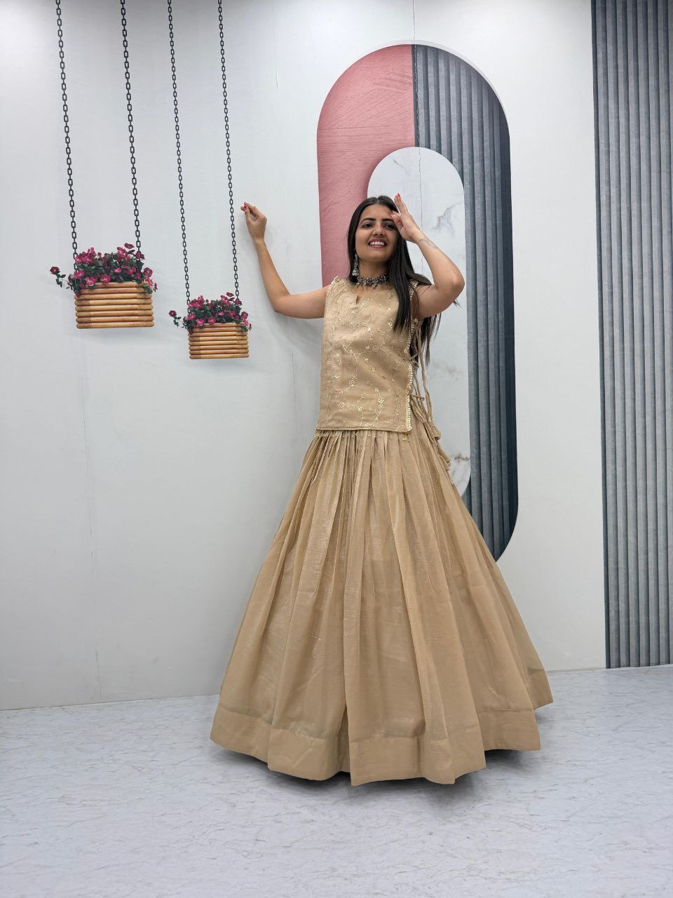 Exclusive Festival Launch Premium Lengha Choli Set with Embroidered Jacket