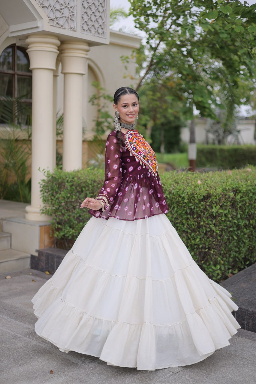 RangBhoomi Navratri Lehenga Choli Collection 2026 – Full-Stitched Festive Set