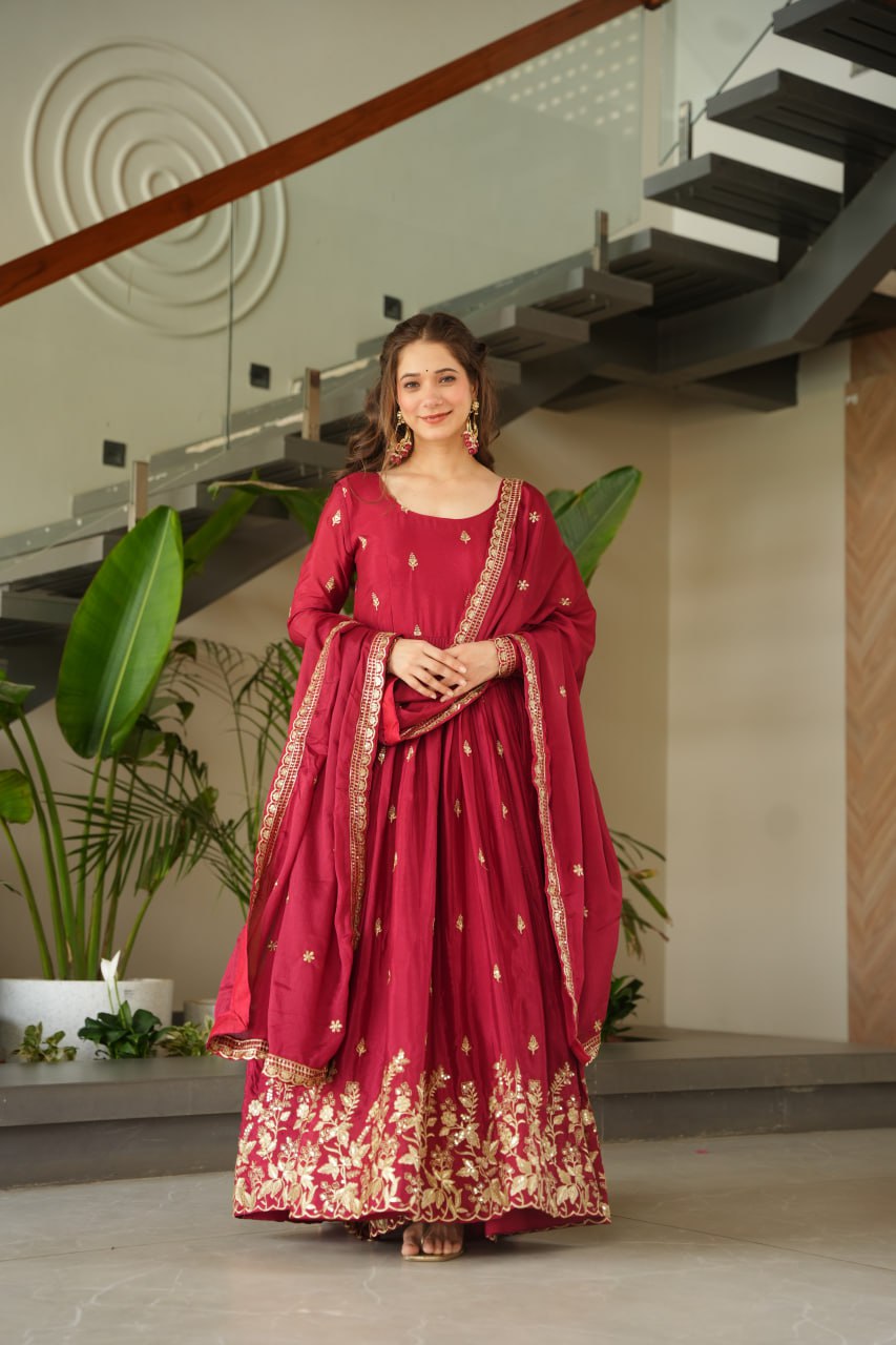 Premium Designer Gown - Exquisite Readymade Collection