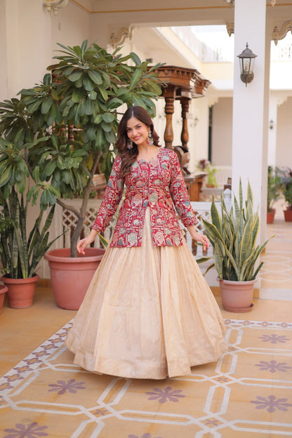 RangBhoomi Premium Ready-to-Wear Lehenga Choli Collection 2026 - Elegant Full-Stitched Ensemble