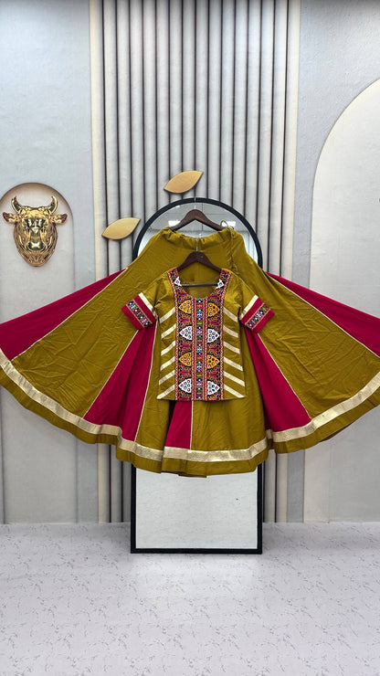 Navratri Special Kediyu Lehenga Set — RangBhoomi Festive Collection