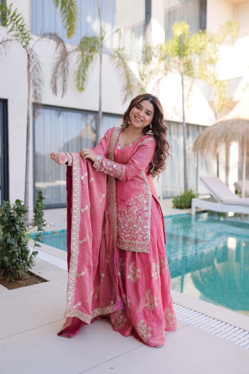 RangBhoomi Premium Designer Ready-to-Wear Top, Sharara, and Dupatta Collection 2026