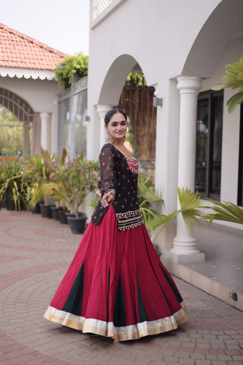 RangBhoomi Navratri Lehenga Choli Collection 2026 - Full-Stitched Festive Set