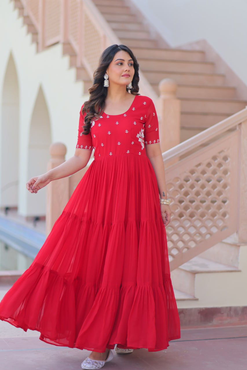 Elegant Readymade Gown - Designer Collection