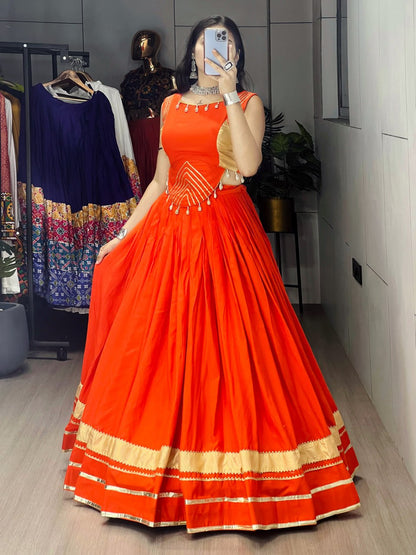 RangBhoomi Ethnic Women Lehenga with Fancy Top — Festive Navratri & Dandiya Set