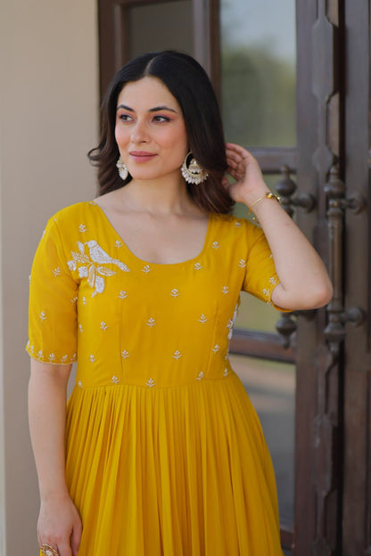 Elegant Readymade Gown - Designer Collection