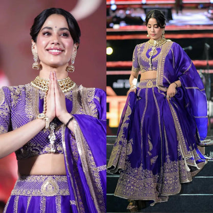 RangBhoomi Heavy Boutique Vichitra Silk Lehenga — Premium Designer Ensemble