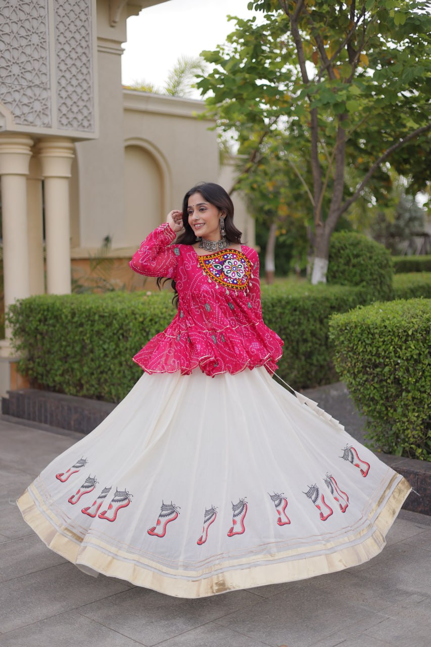 RangBhoomi Navratri Lehenga Choli Collection 2026 - Festive Full-Stitched Set