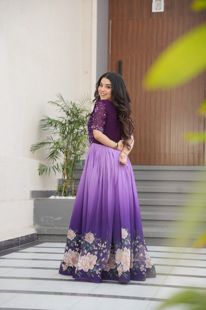 Exquisite Floral Gown