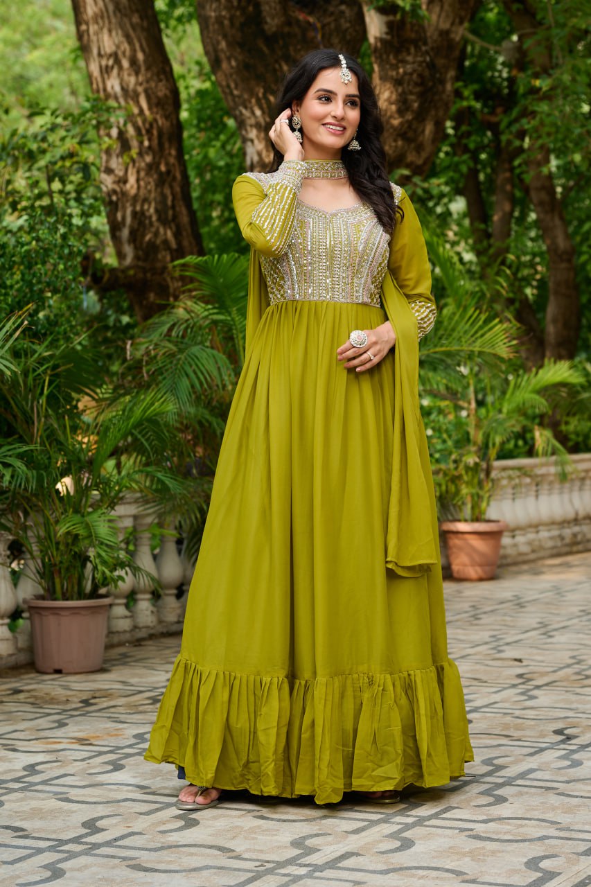 Elegant Ready-Made Gown | Designer Collection