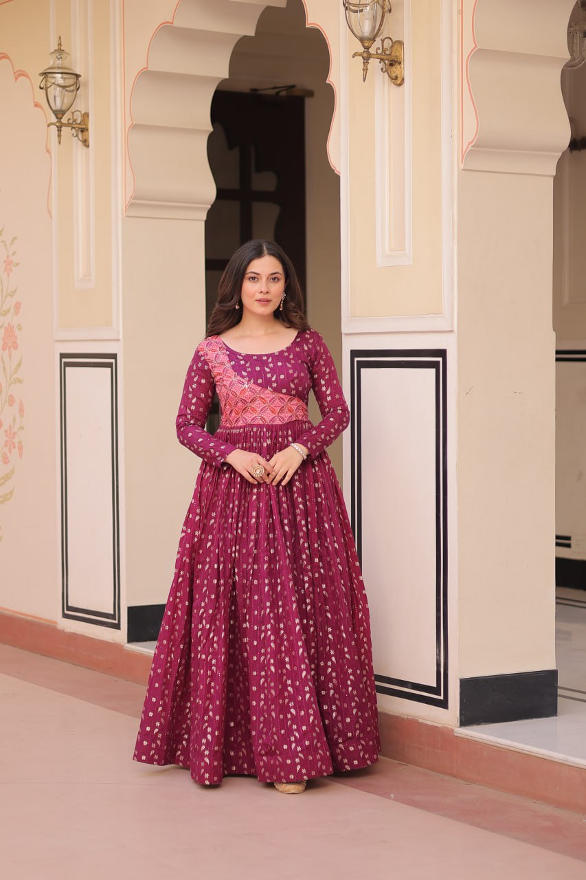 Weave Elegance Gown