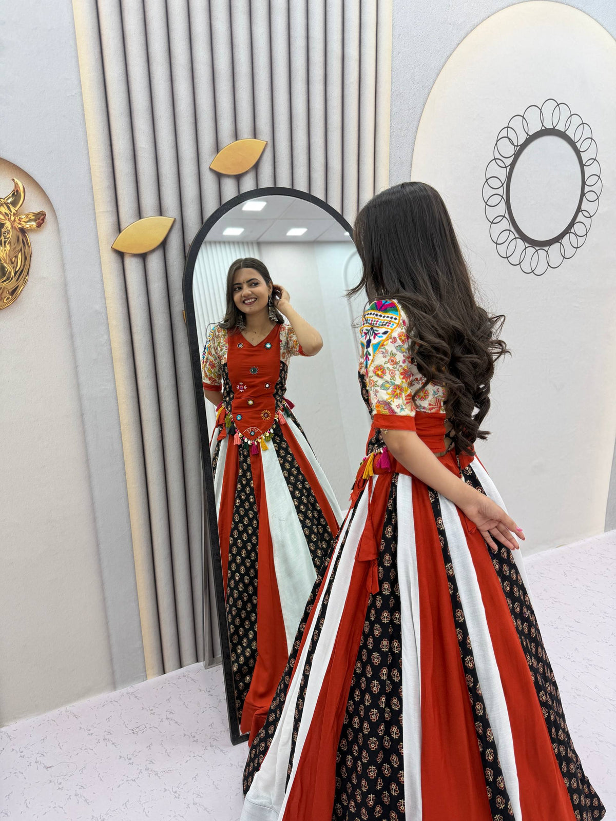 RangBhoomi Navratri Special Kediyu Lehenga – Pure Cotton Festive Set
