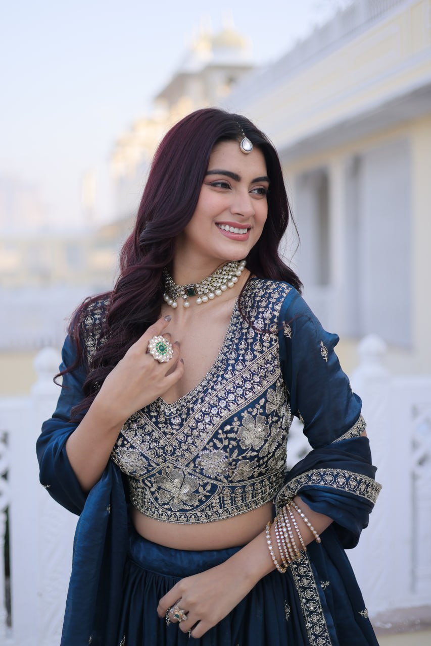 RangBhoomi Premium Readymade Lehenga Choli Collection 2026 - Rama