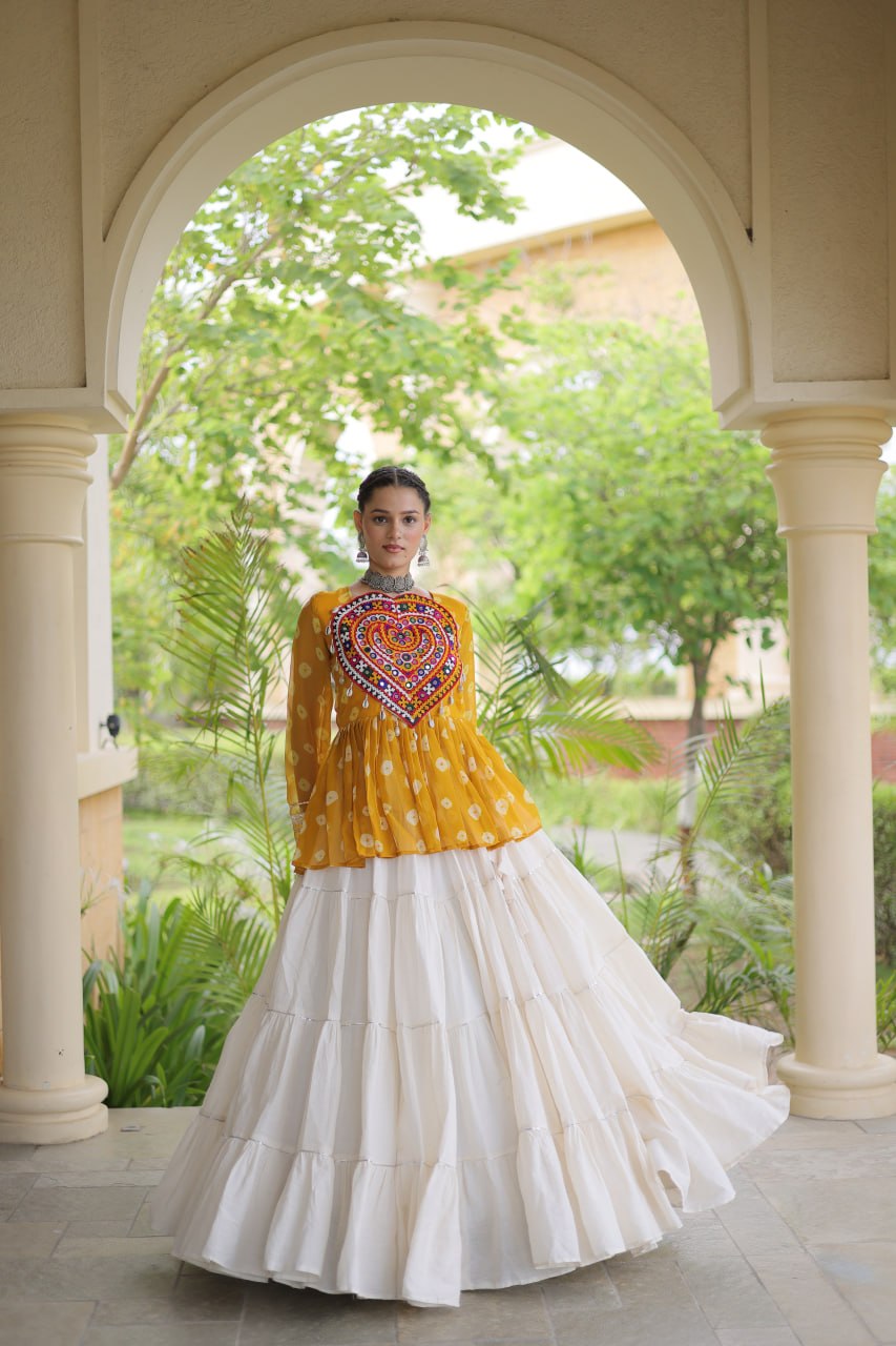 RangBhoomi Navratri Lehenga Choli Collection 2026 – Full-Stitched Festive Set