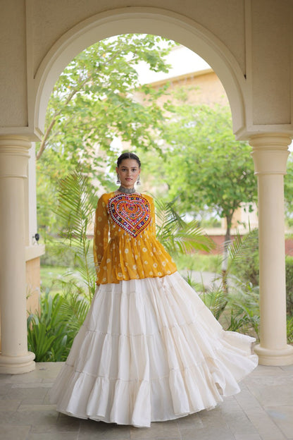 RangBhoomi Navratri Lehenga Choli Collection 2026 – Full-Stitched Festive Set