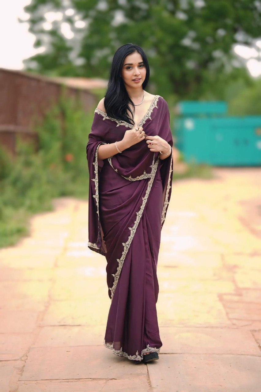 Elegant Ready To Wear Saree - Rangoli Silk
