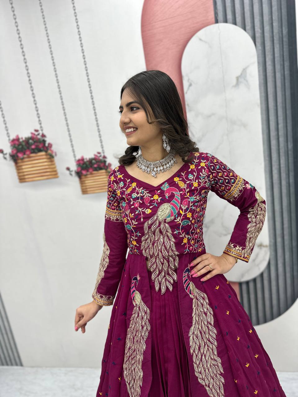 Festival Special Crop Top with Shrug