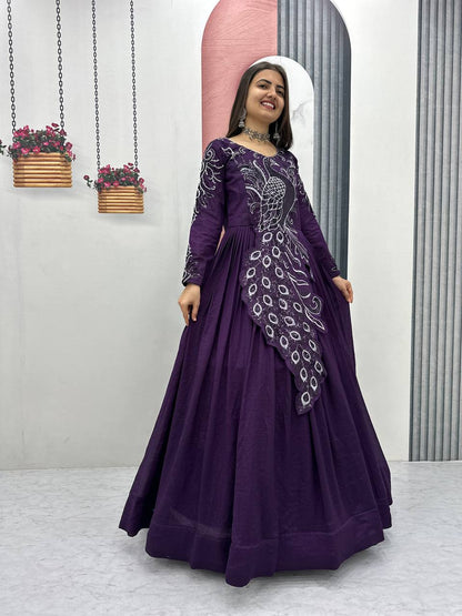 Launching Embroidered Gown