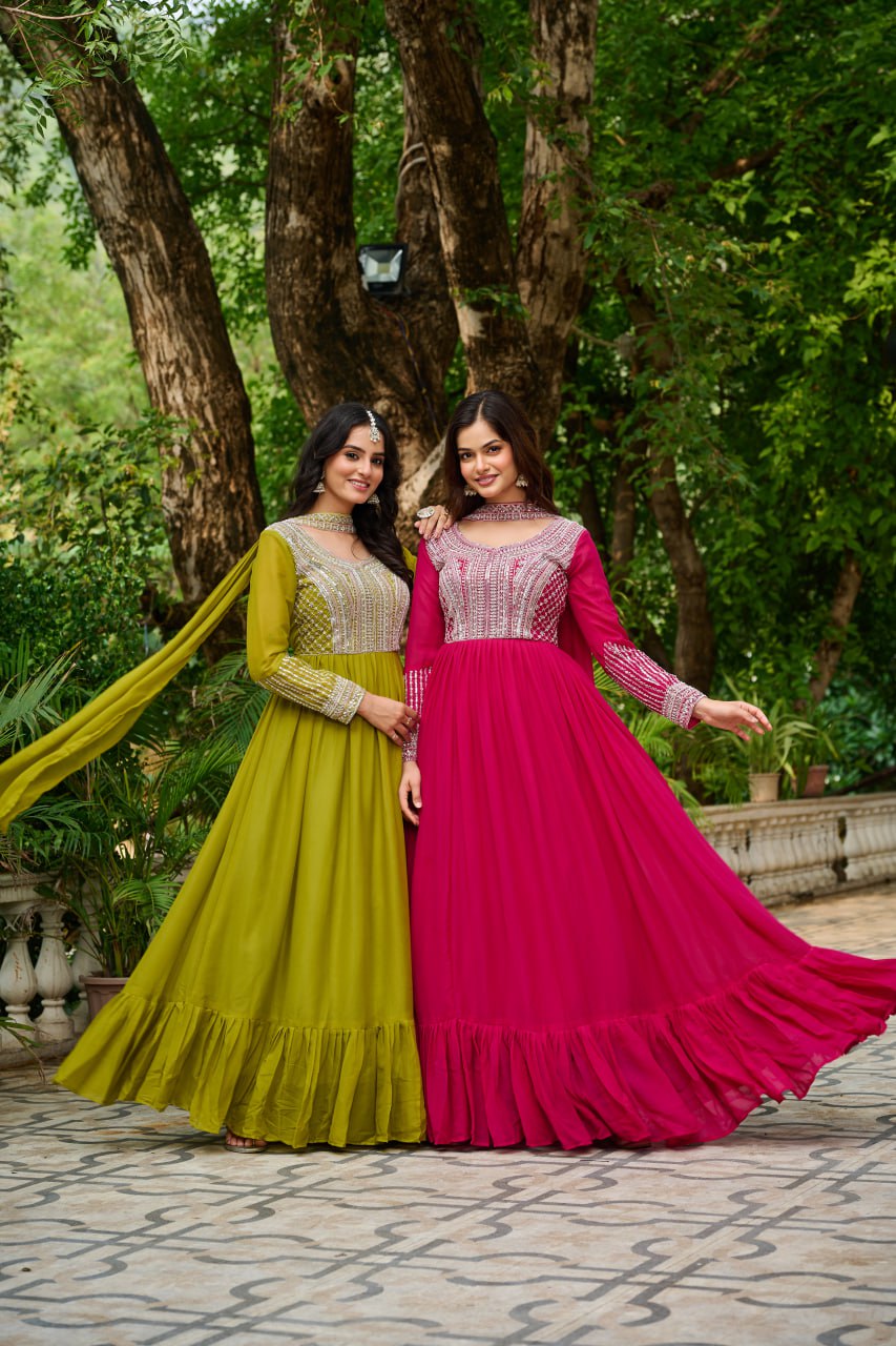 Elegant Ready-Made Gown | Designer Collection