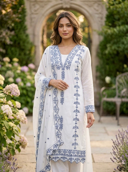 RangBhoomi Premium Ready-to-Wear Top, Bottom, and Dupatta Collection 2026 – Elegant 3-Piece Set