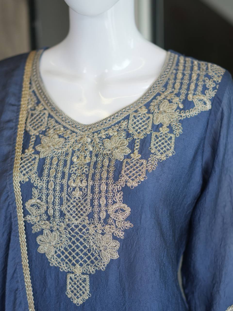 RangBhoomi Designer Wear Festival Special Collection – Elegant Woman’s Ethnic Ensemble with Embroidered Rangoli Crush Fabric