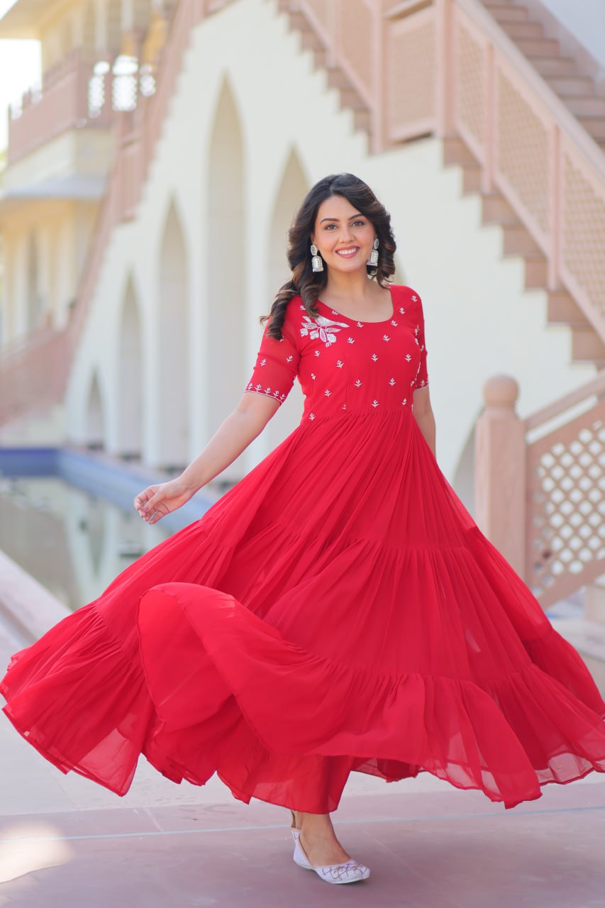 Elegant Readymade Gown - Designer Collection
