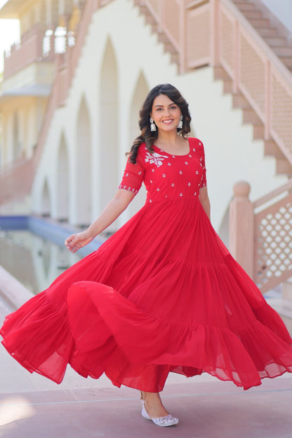 Elegant Readymade Gown - Designer Collection