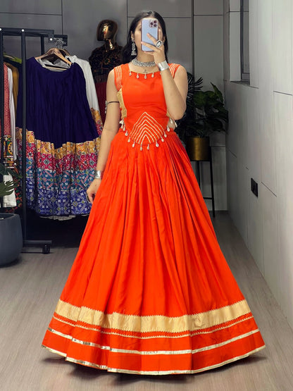 RangBhoomi Ethnic Women Lehenga with Fancy Top — Festive Navratri & Dandiya Set