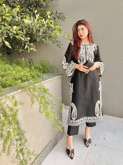 Elegant Designer Party Wear Set with Pure Soft Nylon Organza Silk Top, Palazzo Pants & Dupatta