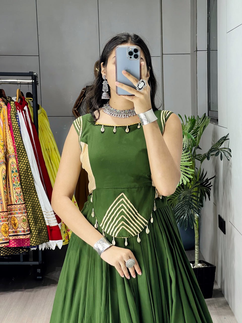RangBhoomi Ethnic Women Lehenga with Fancy Top — Festive Navratri & Dandiya Set