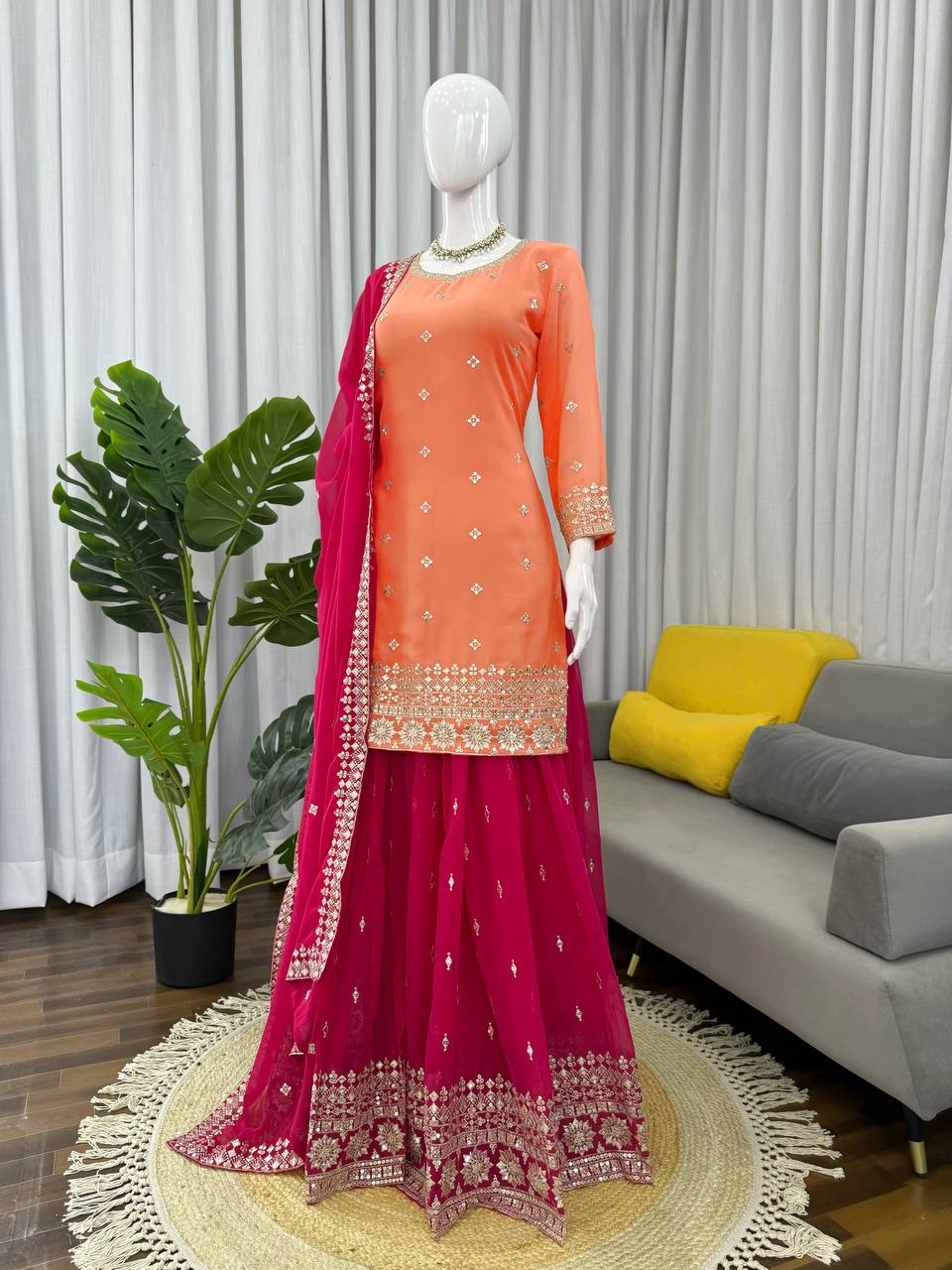 Premium Designer SP Series Ensemble – Real-Model Showcase by RangBhoomi
