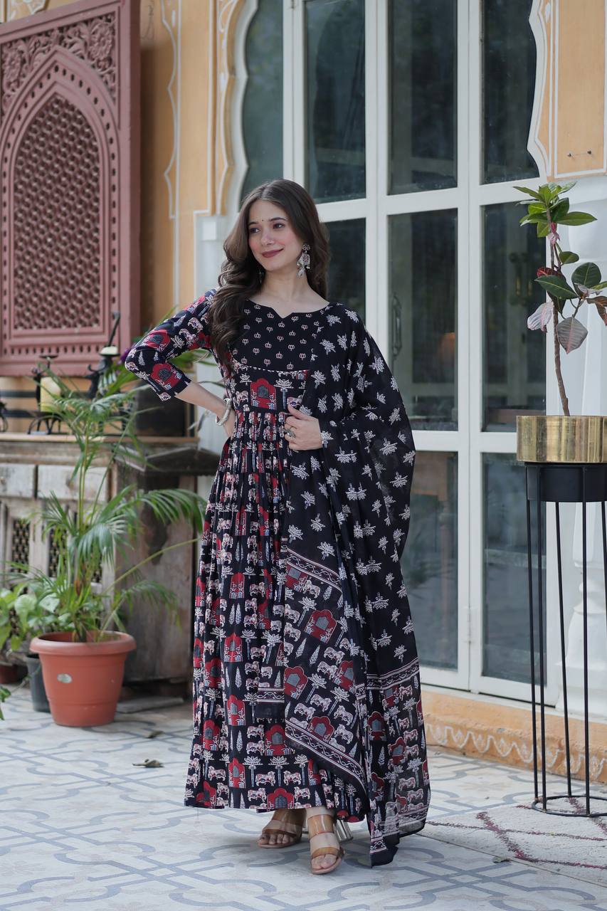 Premium Ready-Made Kurti with Pant & Dupatta Set
