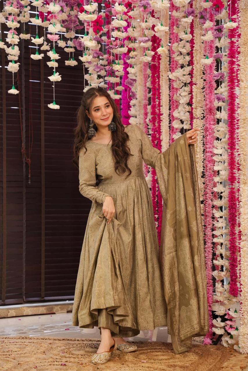 Silver Bandhani Suit - Shine Brighter