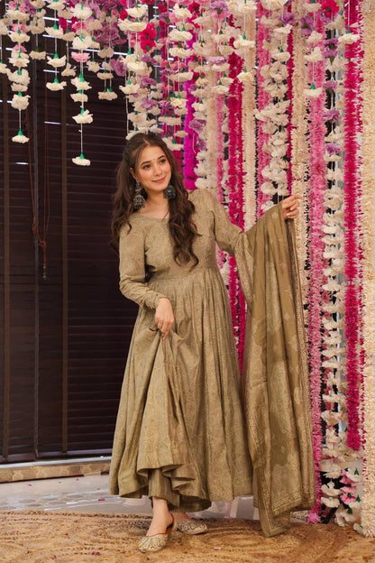 Silver Bandhani Suit - Shine Brighter