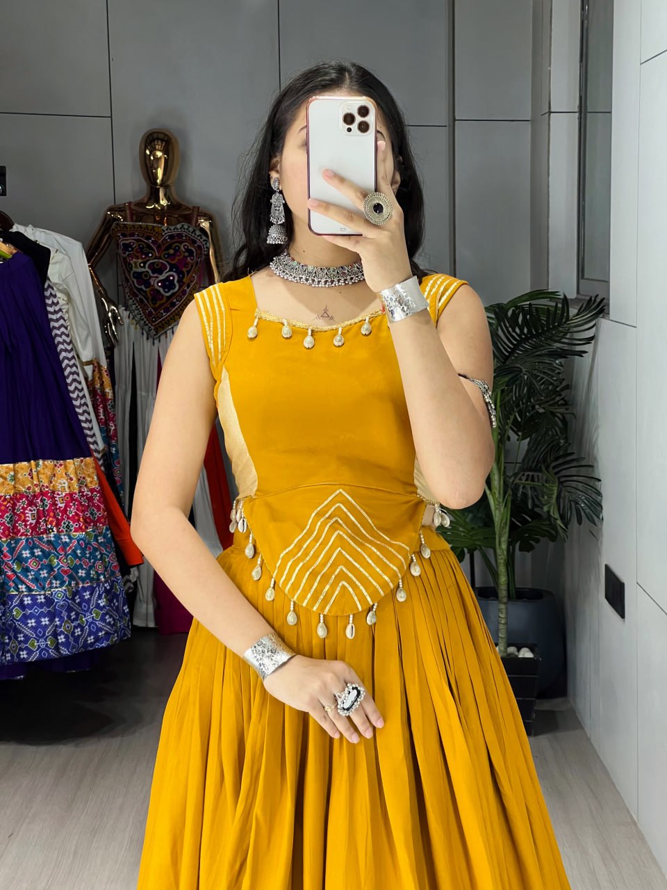 RangBhoomi Ethnic Women Lehenga with Fancy Top — Festive Navratri & Dandiya Set