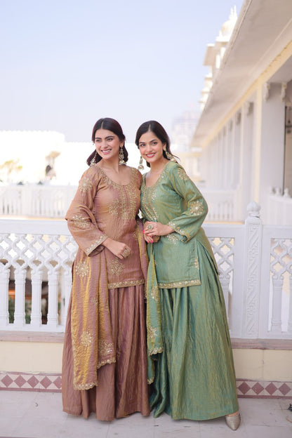 RangBhoomi Premium Designer Ready-to-Wear Top, Sharara, and Dupatta Collection 2026