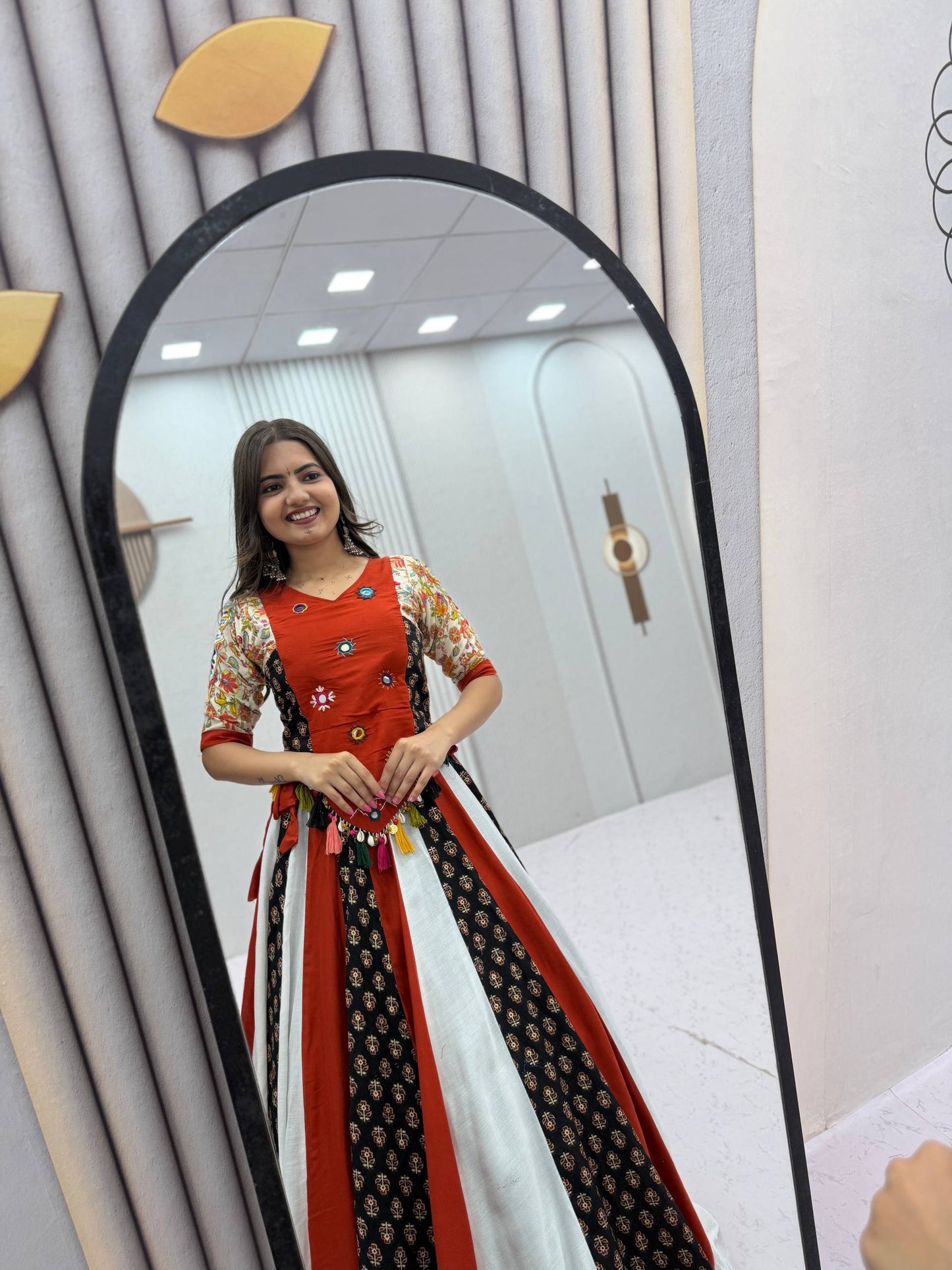 RangBhoomi Navratri Special Kediyu Lehenga – Pure Cotton Festive Set