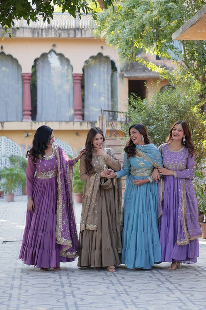Full Flair Gown: Indian Wedding & Party Wear