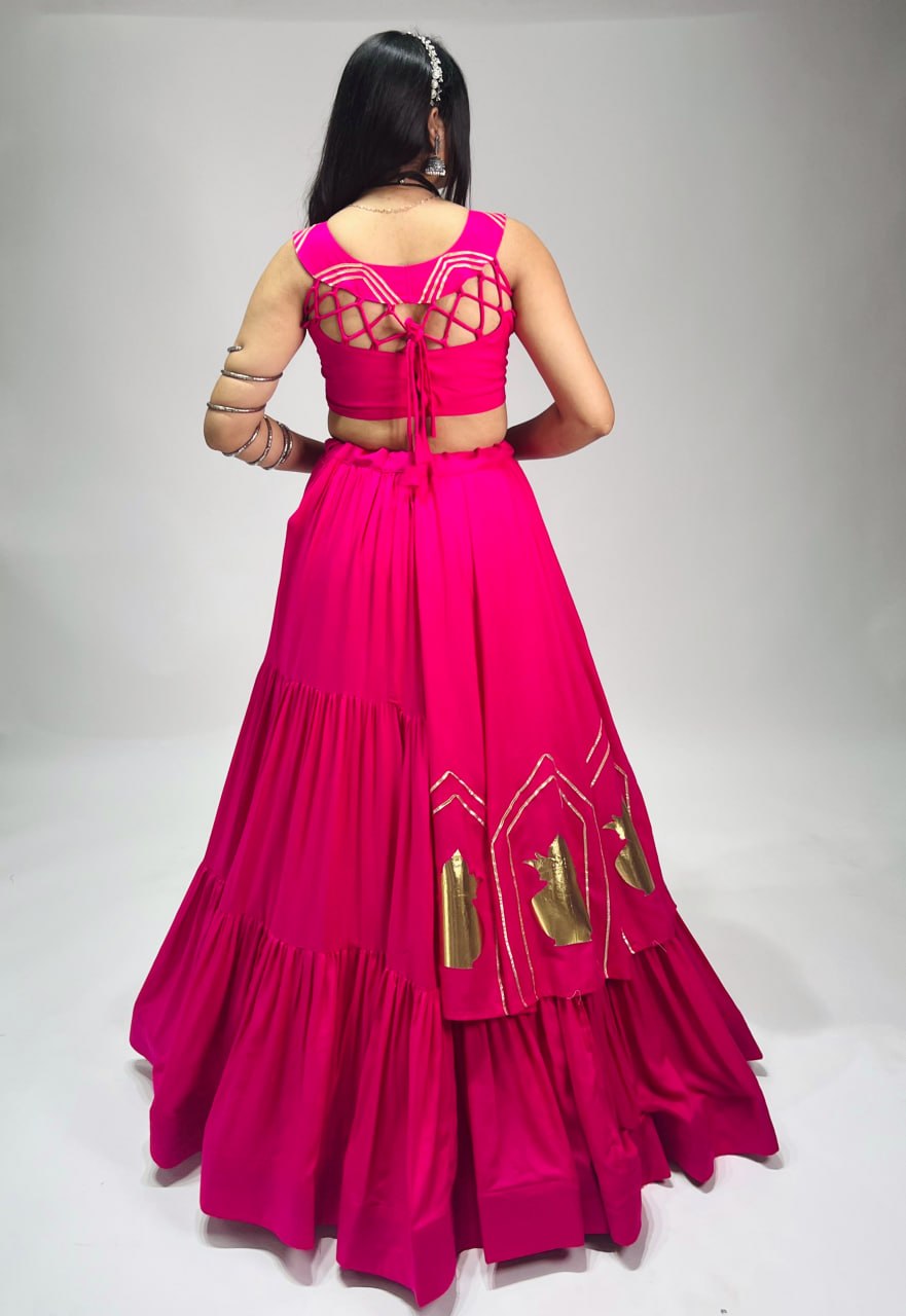 RangBhoomi CHITRA Ethnic Cotton Lehenga Set — Navratri Collection