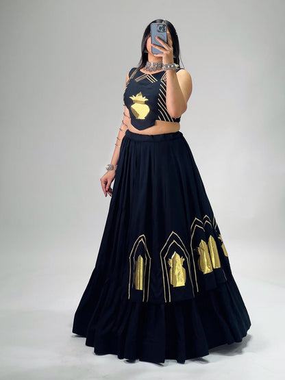 RangBhoomi CHITRA Ethnic Cotton Lehenga Set — Navratri Collection