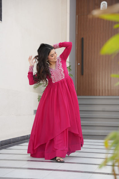 Double Flair Gown - Designer Gown Collection