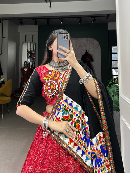 Stunning Traditional Garba Choli Embellished with Gamthi and Mirror Work – Navratri 2026 Collection
