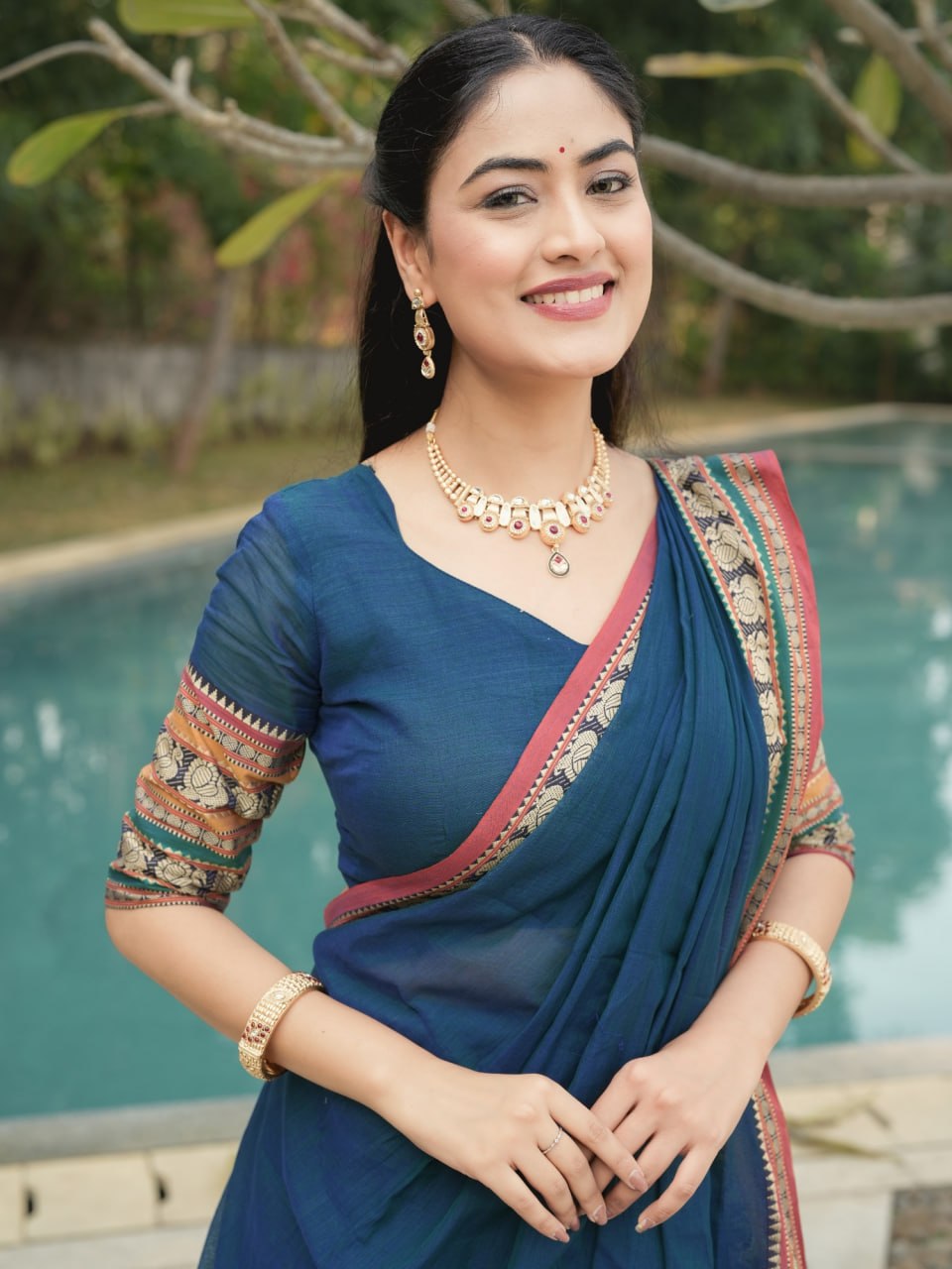 Pure Chanderi Cotton Lehenga Set for Timeless Elegance and Comfort
